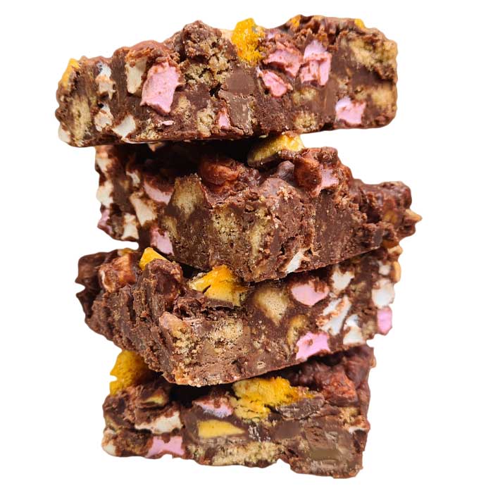 Crunchie And Mars Bar Rocky Road Slices